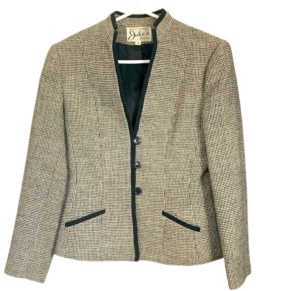 Jules Vintage Fitted Blazer, Lined, 100% Wool, Like New Condition - Picture 1 of 13